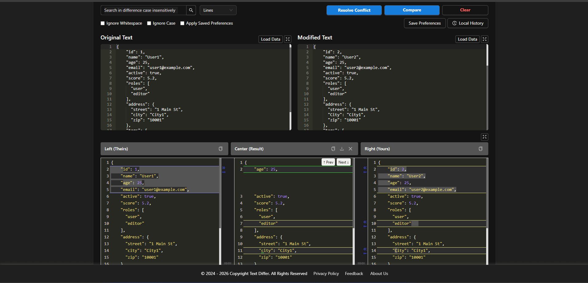3-Way Merge Tool - Resolve Conflicts Easily and Efficiently